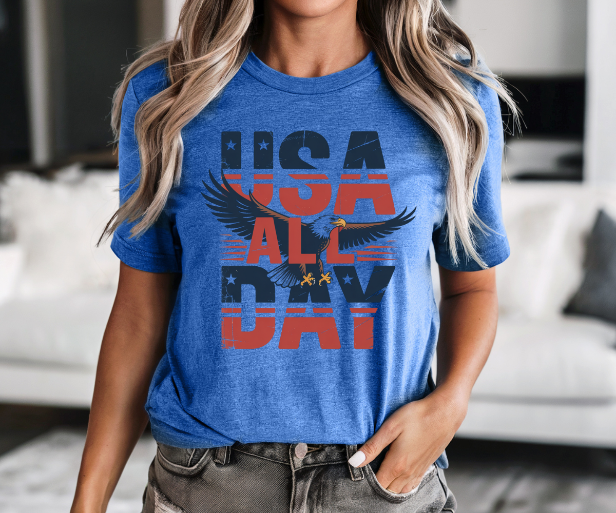 USA All Day Tee