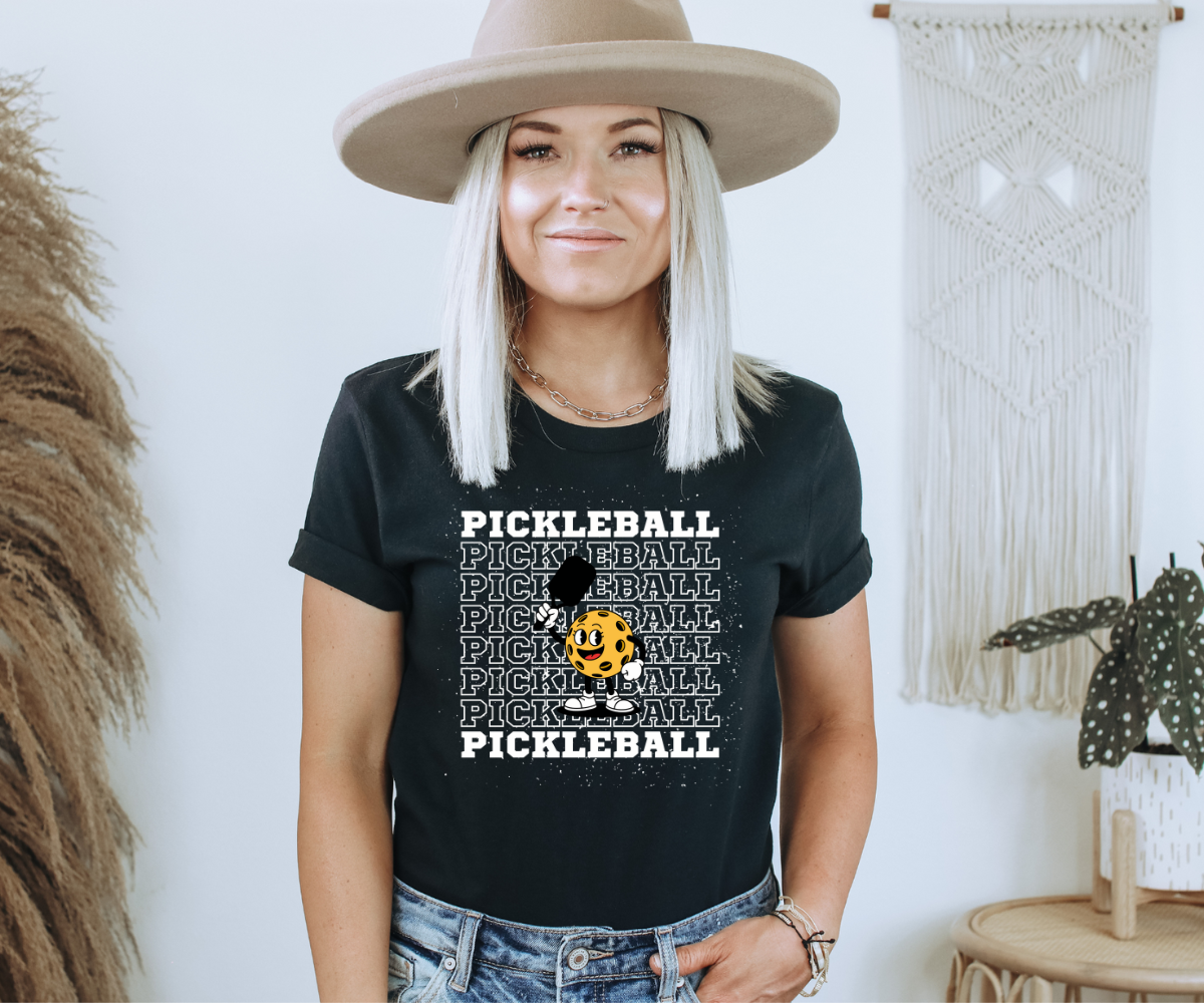 Pickleball (White) Tee