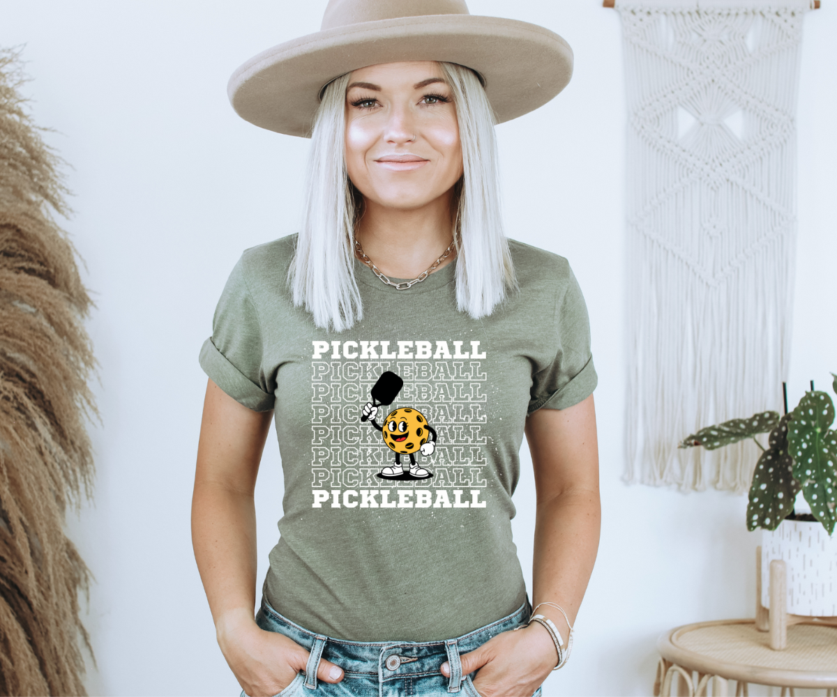 Pickleball (White) Tee