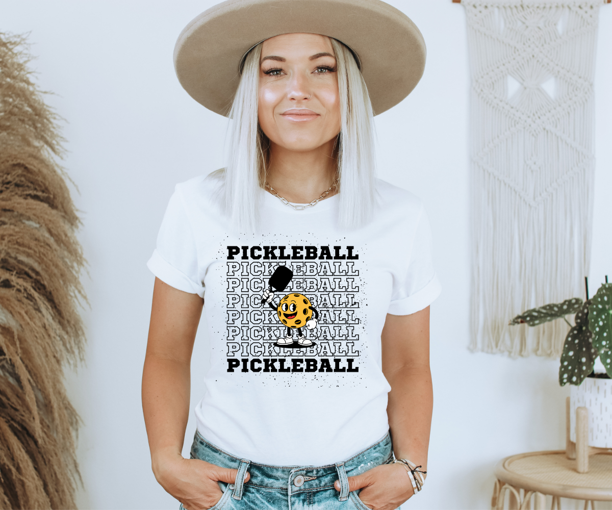 Pickleball (Black) Tee