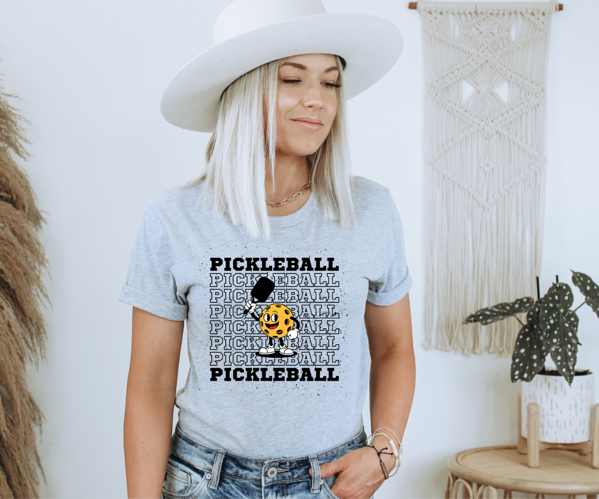 Pickleball (Black) Tee